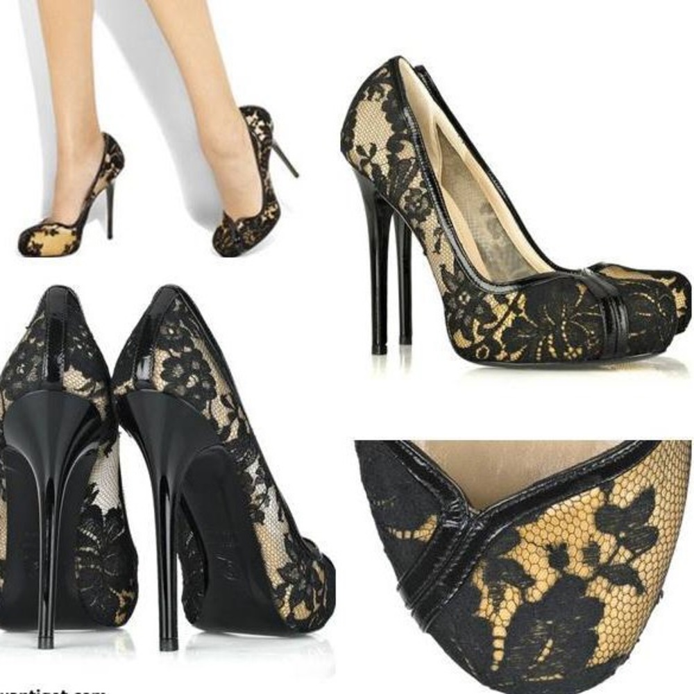 Alexander McQueen Lace Pumps - Picture 2 of 8